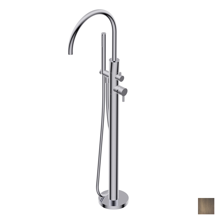 Ritmonio Diametro35 S Смеситель для ванны, напольный, цвет: Brushed Dark Bronze
