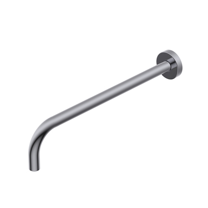 Ritmonio Shower heads Кронштейн верхнего душа L=35см., горизонтальный, круглый, из латуни, цвет: Brushed
