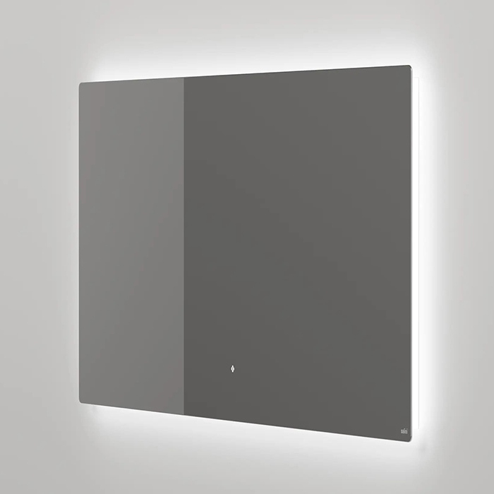 Salini Зеркало для ванны OMBRA 100х70х2.5см., с LED подсветкой, влагостойкое AGC Сrystalvision, сенс. выкл., крепления, обогрев, антизапот.