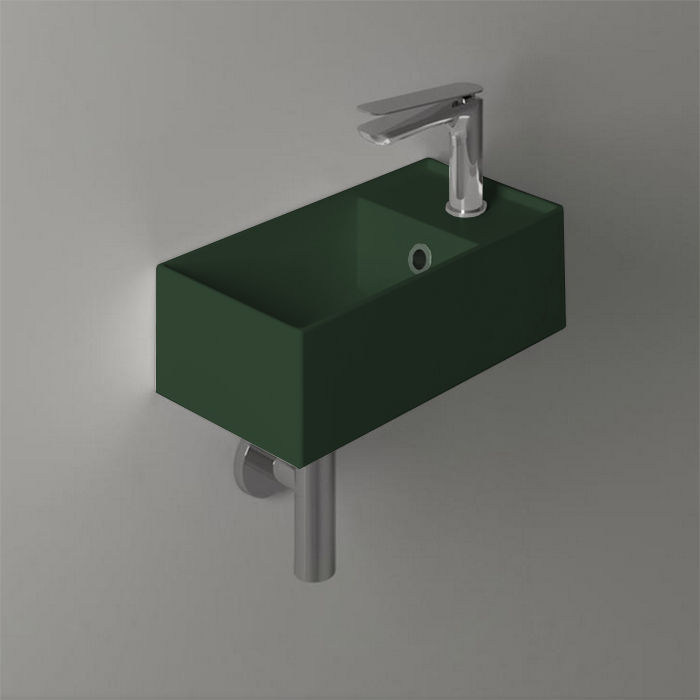 Simas Agile Раковина 40х20 см, 1 отв., подвесная, цвет: Mirto matt