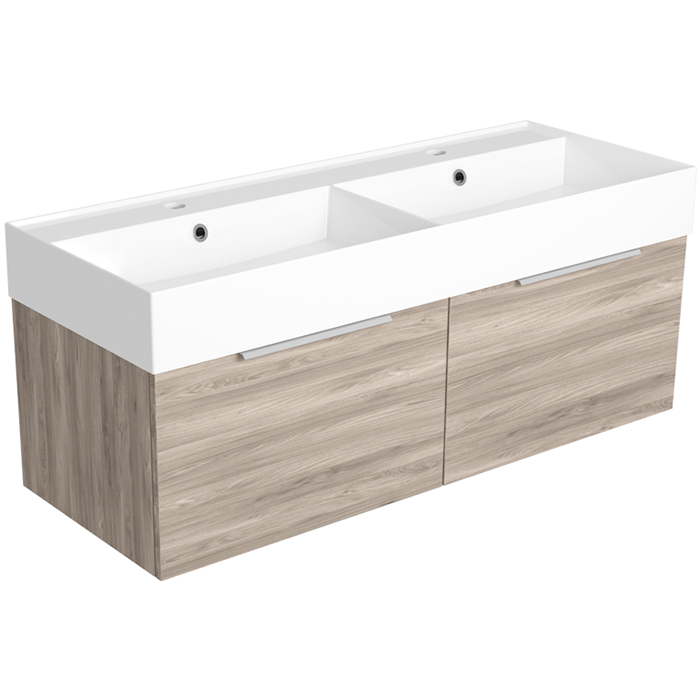 SIMAS AGILE Тумба подвесная 120x46xh40 см, для раковины AG121D.., 1 ящик, ручка матовый хром, цвет: ROCCIA