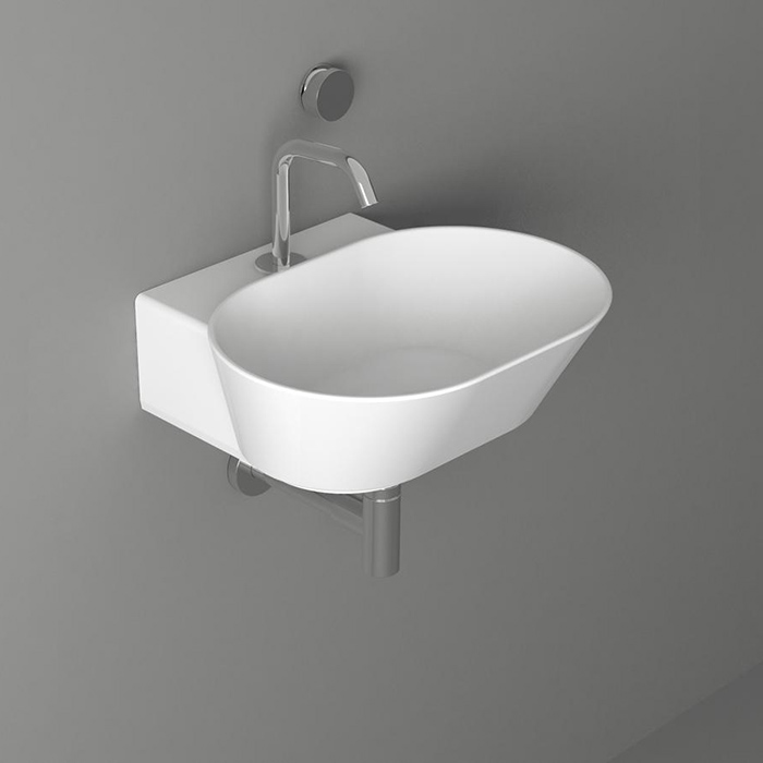 Simas Wave Раковина 48х43х16.5 см, 1 отв., цвет: белый