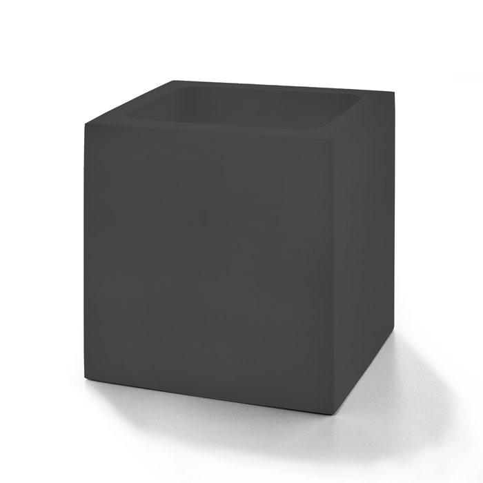3SC Bemood Black Стакан настольный 10хh10х8 см, цвет: черный