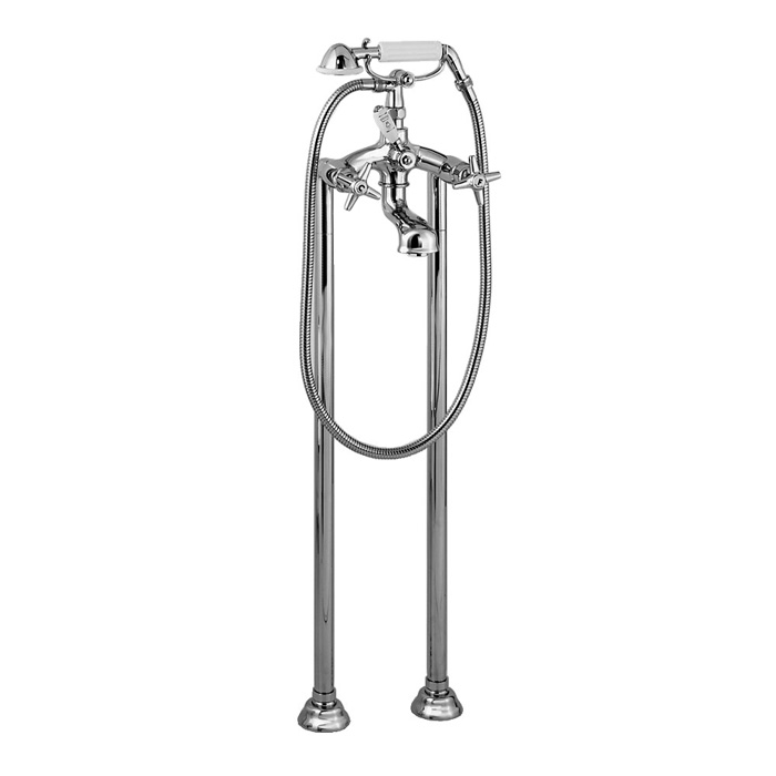 Stella Italica Напольный смеситель для ванны 3274CL306 с ручным душем, цвет: хром