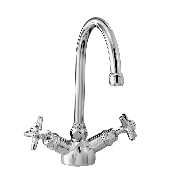Stella Italica Смеситель для мойки на 1 отверстие 3230, цвет: хром
