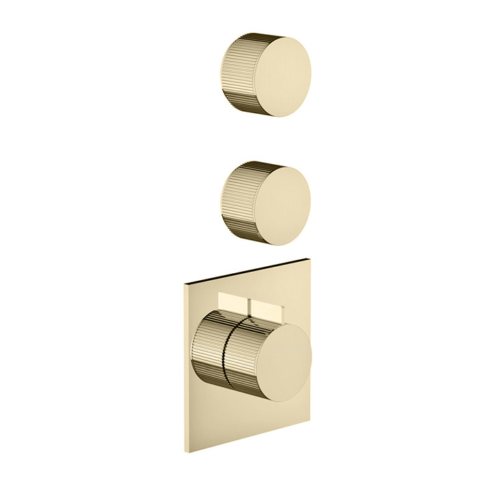 Stella Sirius Смеситель для душа, встраиваемый, на 2 источника. цвет: Brushed nickel