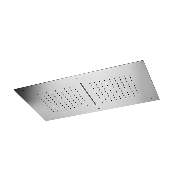 Stella Wellness R700W Потолочный душ 70х40см, на 2 потребителя, внутр.часть вкл., цвет: STEEL