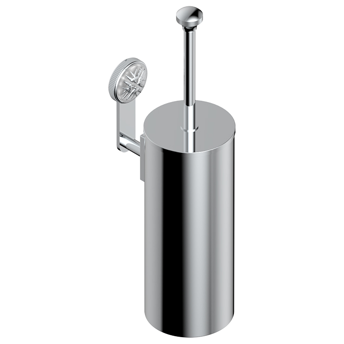 THG Hirondelles Platinum Stamped Ершик подвесной, цвет: хром