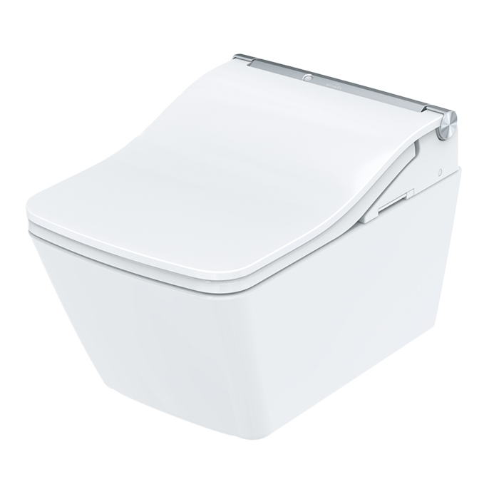 TOTO Washlet SW Комплект: унитаз подвесной, сиденье с управлением, модуль для установки, клавиша, цвет: белый
