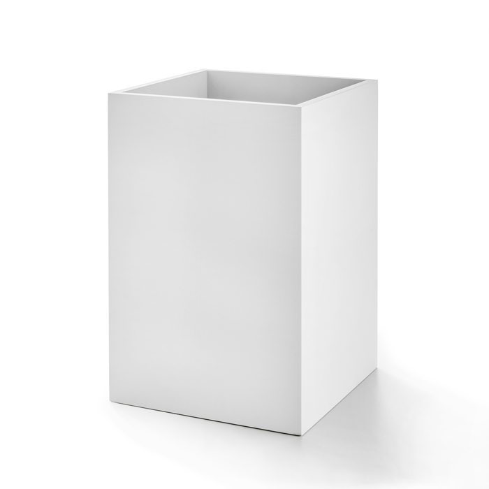 3SC BeMood White Урна 20хh29,5х20 см, цвет: белый