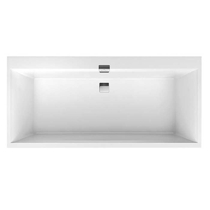 Villeroy&Boch Squaro edge 12 Ванна встраиваемая 190х90х45см., прямоугольная, цвет: белый