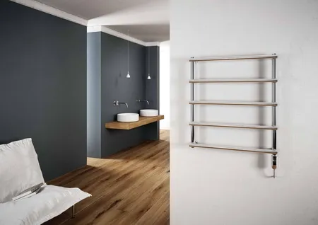 Cordivari Laura Electric, п/c электрический 600/530 мм (5 перекладин), термостат с проводом и штекером, цвет хром