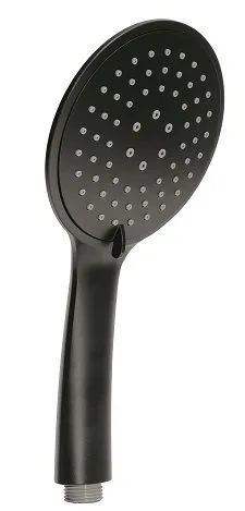 Gedy, ручной душ из ABS: 3 режима, соединение 1/2”, цвет черный матовый