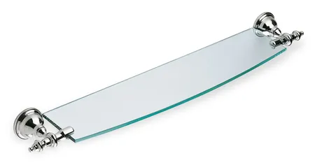 Stil Haus Elite, стеклянная полка, цвет хром