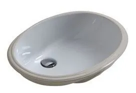 White Ceramica Dip, подстольная овальная раковина 58х39хh21 см, цвет белый глянцевый