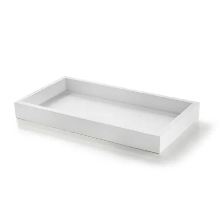 3SC Bemood White Поднос 27.5х15х4см., настольный, цвет: белый