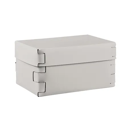 ADJ Коробка Snob, 25x15xH13,5 см., цвет: устричный/пепельная роза