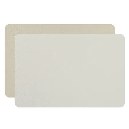 ADJ Плейсмат для рабочего стола, 48x65 см., цвет: белый/панна котта