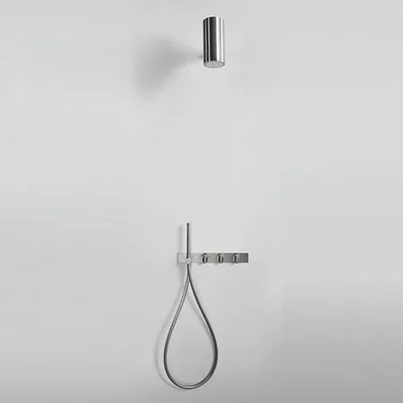 Agape Square Настенная душевая головка, ø 88мм, цвет: глянец