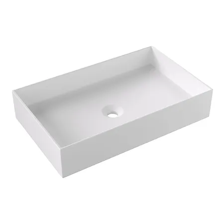 Alice Hide Раковина 60x37х12см., накладная, без отв., цвет: белый матовый