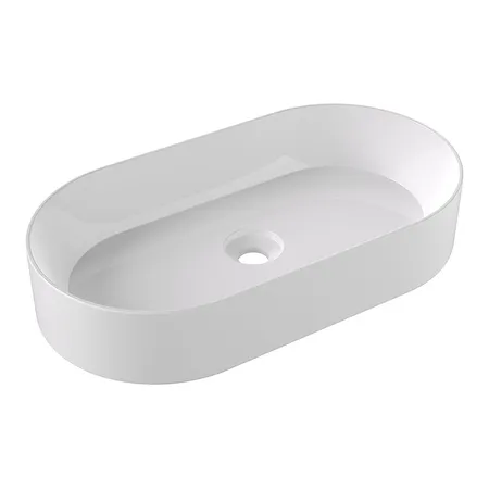 Alice Spy Oval Раковина 65x36х12см., накладная, без отв., цвет: белый глянцевый