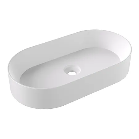 Alice Spy Oval Раковина 65x36х12см., накладная, без отв., цвет: белый матовый