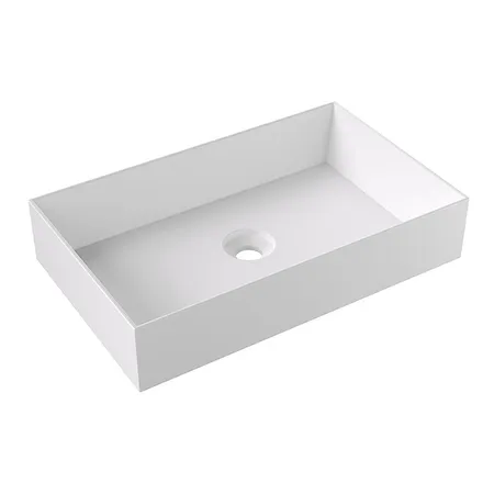 Alice Spy Rectangular Раковина 60x38х12см., накладная, без отв., цвет: белый матовый