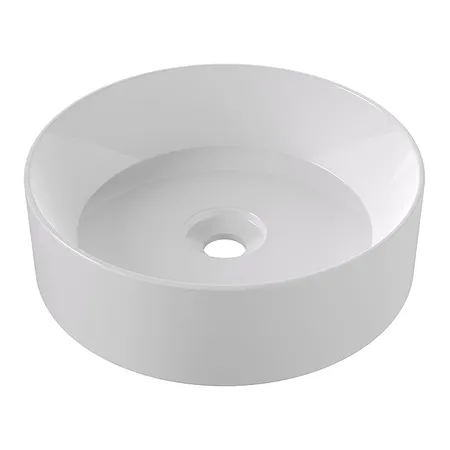 Alice Spy Round Раковина Ø40см., накладная, без отв., цвет: белый глянцевый