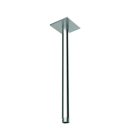 Almar 316 Stainless Steel Кронштейн для верхнего душа, потолочный, 30 см с квадратным отражателем, цвет: нержавеющая сталь брашированная AISI 316