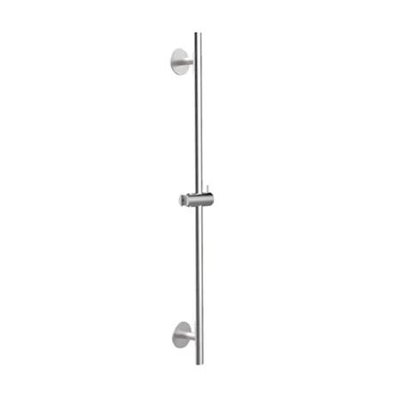 Almar 316 Stainless Steel Штанга душевая настенная 90см., с держателем для ручного душа, цвет: нержавеющая сталь брашированная AISI 316