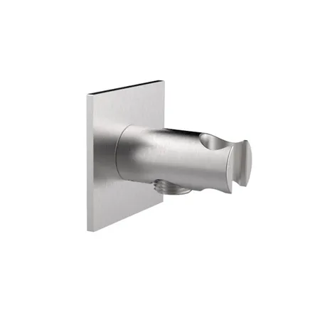 Almar 316 Stainless Steel Вывод из стены, с держателем для ручного душа, цвет: нержавеющая сталь брашированная AISI 316