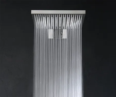 Almar Emotion Velvet Верхний душ, 30х30см, настенный, 2 режима, цвет: Mirror Stainless Steel