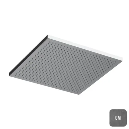 Almar Velvet Rain Верхний душ 300х300 мм (без держателя), отделка Gun Metal Brushed PVD