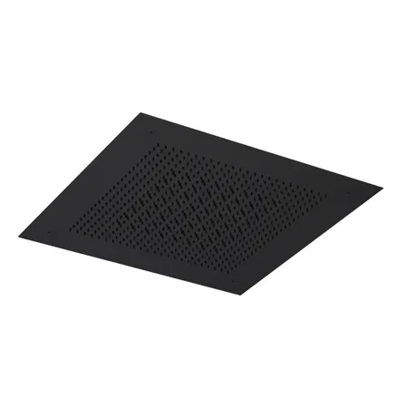 Almar Velvet Rain Верхний душ, встраиваемый, 38х38см., 2 режима, цвет: черный матовый