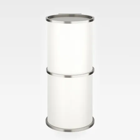 Armani Roca Baia Настенный LED светильник, полукруглая форма., цвет: brushed steel