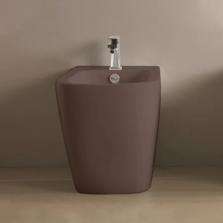 Artceram A16 Биде напольное 36х52 см, 1 отверстие, цвет: tortora