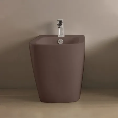 Artceram A16 Биде напольное 36х52см, 1 отв., цвет: cocoa