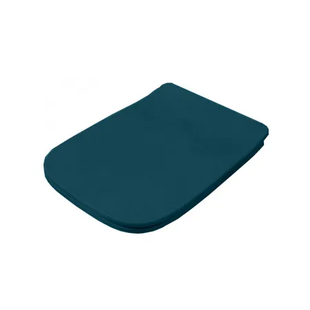 Artceram A16 Сиденье для унитаза, с микролифтом, фурнитура хром, цвет: Green petrolio