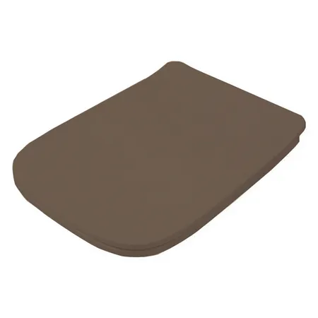 Artceram A16 Сиденье для унитаза с микролифтом , цвет: Brown tortora/хром