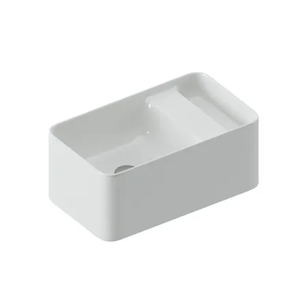 Artceram Brooklyn Раковина накладная 60х35х25см., без отв., покрытие saniglaze, цвет: белый