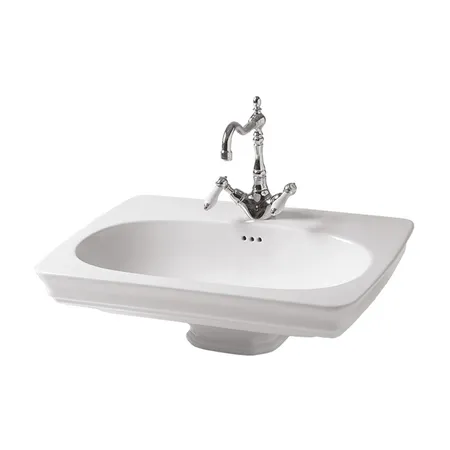 Artceram CIVITAS Раковина 68х50 см, 1 отв., подвесная, цвет: белый