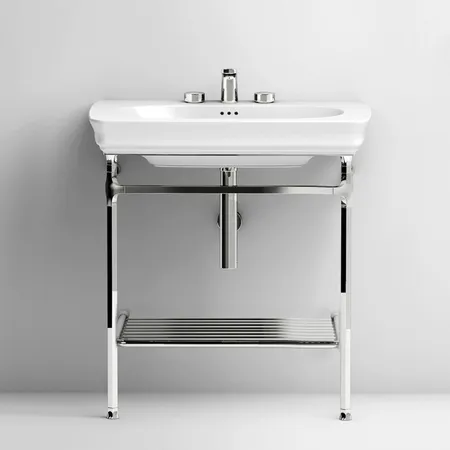 Artceram CIVITAS Структура металлическая 68х49.6см Quadra, полка сетка, напольная, цвет: хром