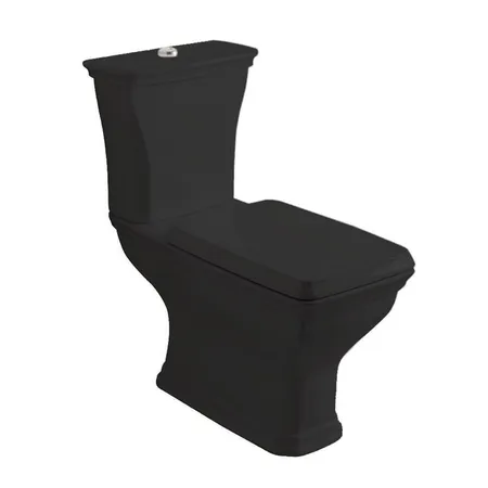 Artceram Civitas Унитаз моноблок 36x54 см, слив универсальный, цвет: черный