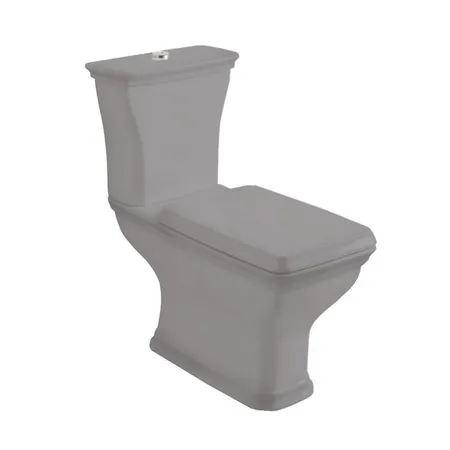 Artceram Civitas Унитаз моноблок 36x54 см, слив универсальный, цвет: серый