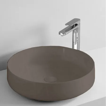 Artceram Cognac Раковина Ø48см., накладная, без отв., без перелива, цвет: tortora