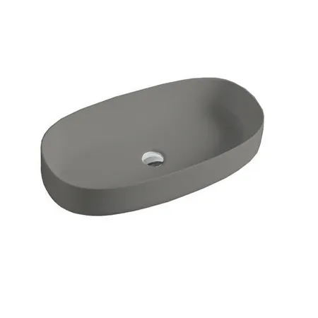 Artceram Cognac Раковина накладная 68x35 см, Saniglaze, цвет: grigio oliva