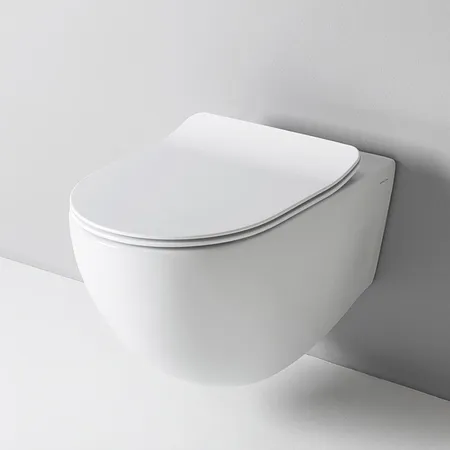Artceram File 2.0 Унитаз подвесной 37х52см, безободковый, турбо смыв the.reel, saniglaze, цвет: белый глянцевый