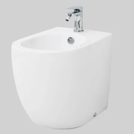 Artceram File 2.0 Биде напольное 37х52 см, 1 отверстие, saniglaze, цвет: белый матовый