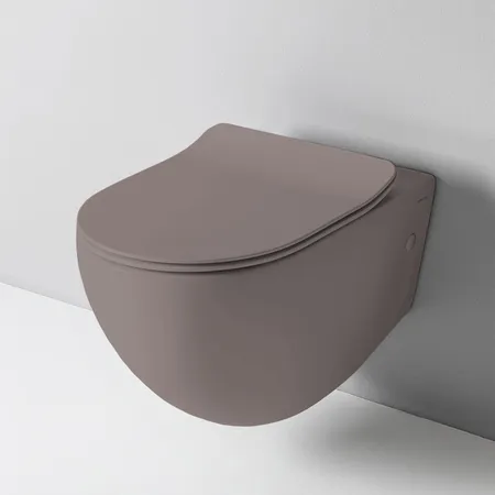 Artceram File Унитаз подвесной Rimless 36x52 см, цвет: gravel