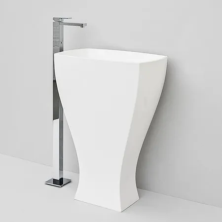 Artceram JAZZ Livingtec Раковина напольная с сифоном, 60х48х85см, цвет: белый глянцевый